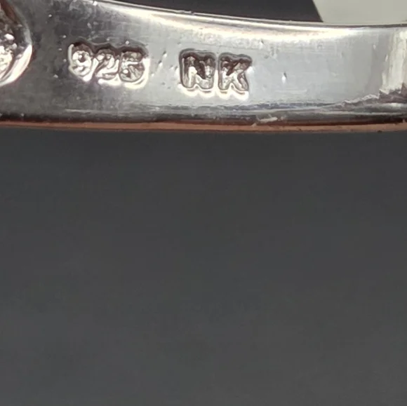 Sterling Silver Split Shank Lapis Lazuli Ring. Size 12. NWT - Picture 3 of 8